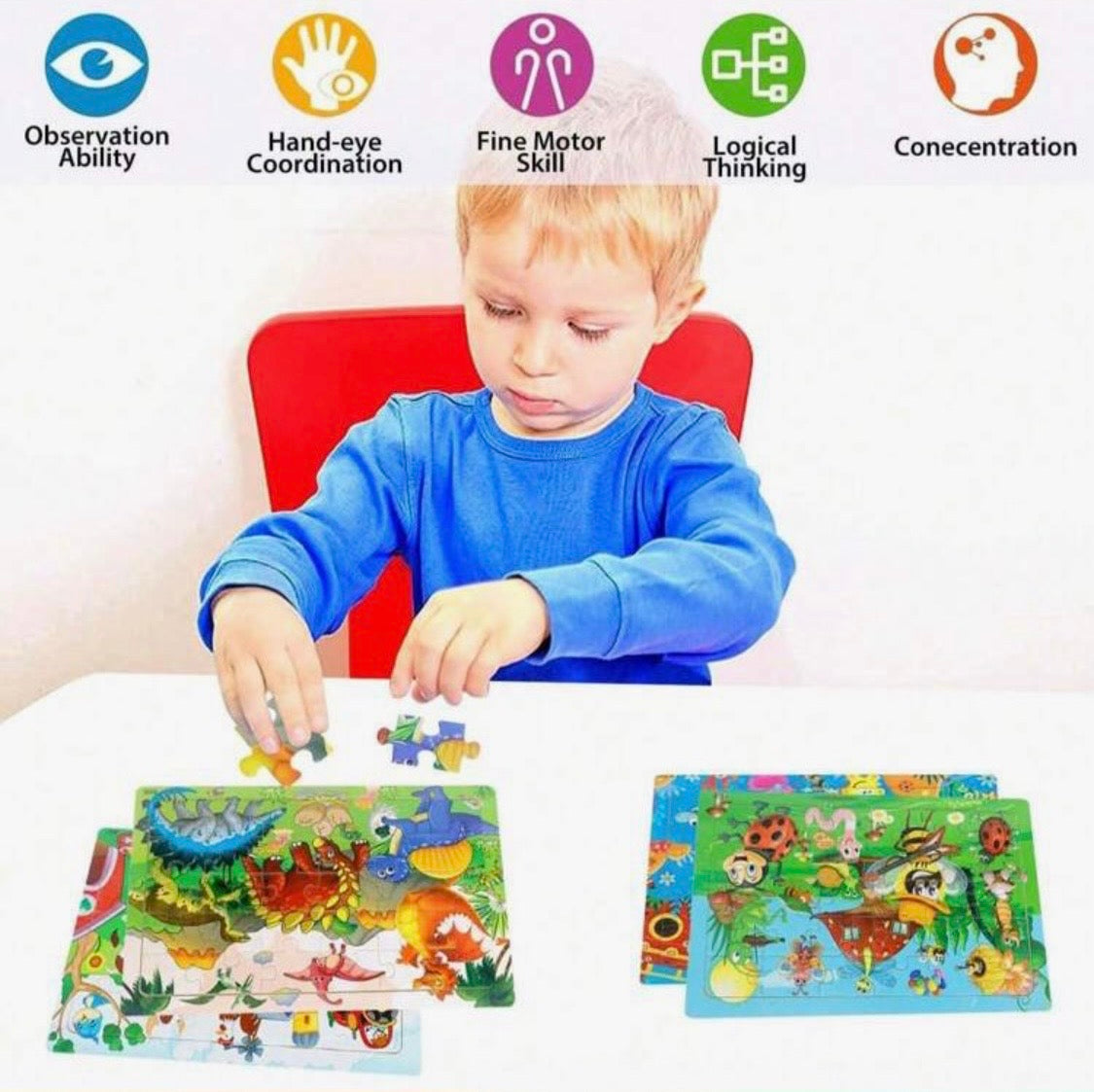 3 Different Puzzles (Random selection) 30pcs