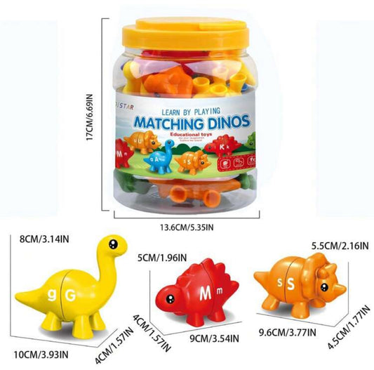 Interactive Alphabet Dino Matching