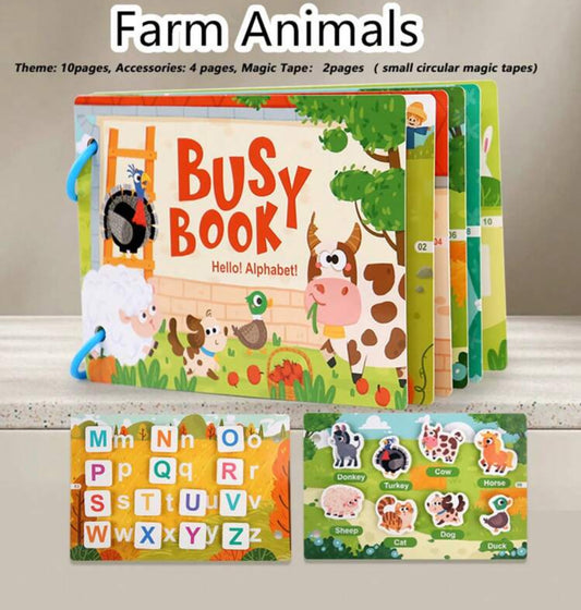 Busy Book: Farm Animals