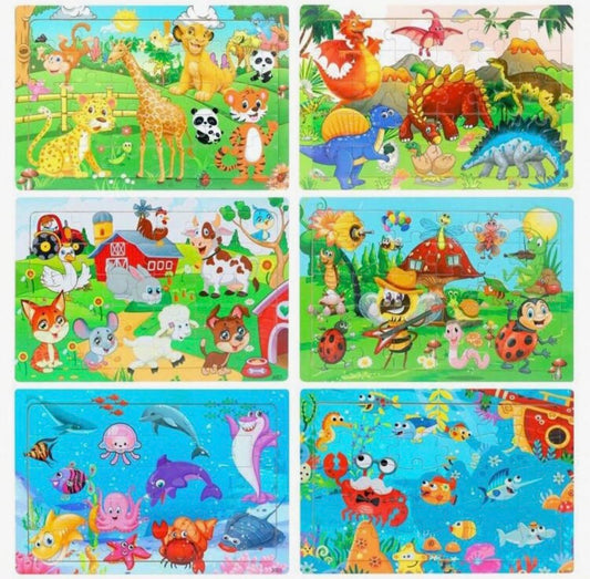 3 Different Puzzles (Random selection) 30pcs